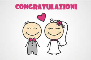 Congratulazioni per Matrimonio