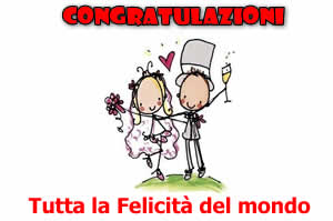Congratulazioni Auguri Matrimonio